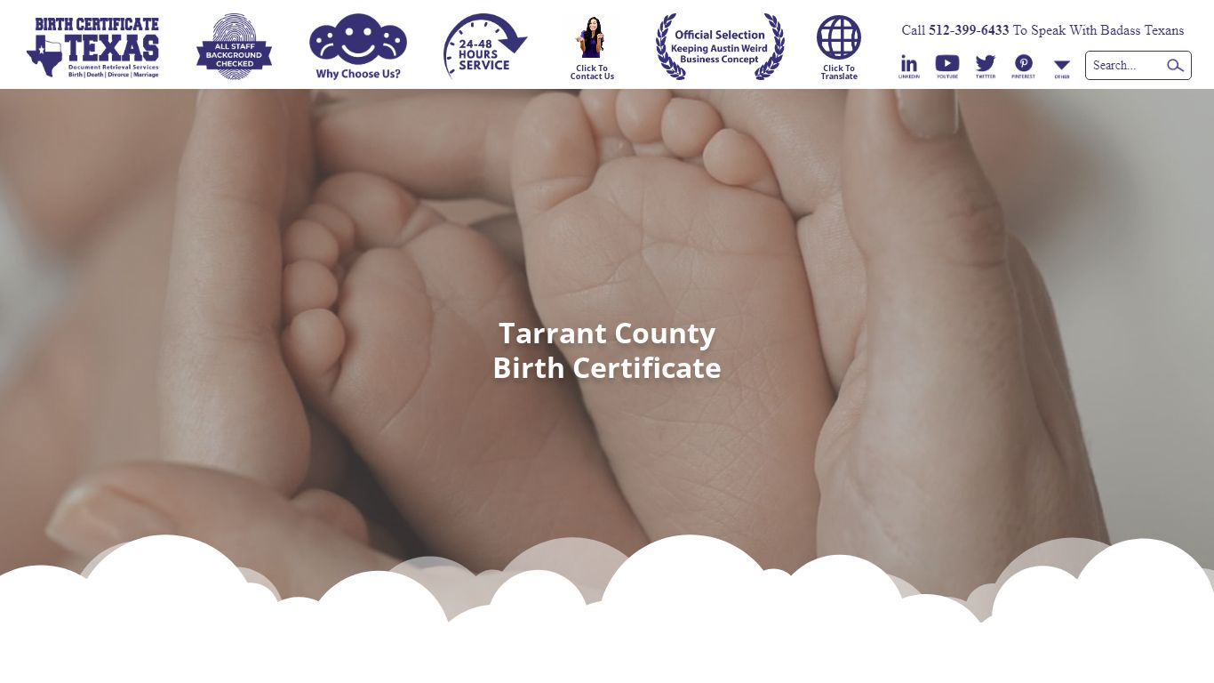 Tarrant County Birth Certificate